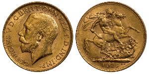 1 Sovereign Vereinigtes Königreich von Großbritannien und Irland (1801-1922) Gold George V (1865-1936)