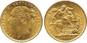 1 Sovereign Vereinigtes Königreich von Großbritannien und Irland (1801-1922) Gold Victoria (1819 - 1901)