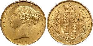 1 Sovereign Vereinigtes Königreich von Großbritannien und Irland (1801-1922) Gold Victoria (1819 - 1901)