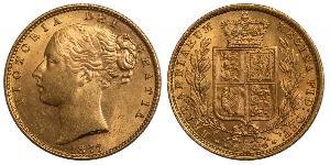 1 Sovereign Vereinigtes Königreich von Großbritannien und Irland (1801-1922) Gold Victoria (1819 - 1901)
