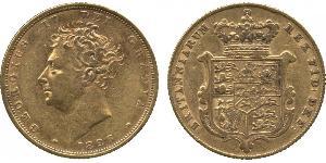1 Sovereign Vereinigtes Königreich von Großbritannien und Irland (1801-1922) Gold Georg IV (1762-1830)