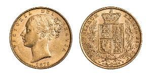 1 Sovereign Vereinigtes Königreich von Großbritannien und Irland (1801-1922) Gold Victoria (1819 - 1901)