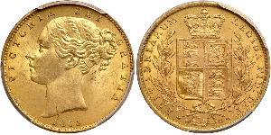 1 Sovereign Vereinigtes Königreich von Großbritannien und Irland (1801-1922) Gold Victoria (1819 - 1901)