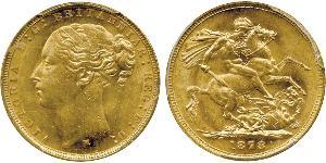 1 Sovereign Vereinigtes Königreich von Großbritannien und Irland (1801-1922) Gold Victoria (1819 - 1901)
