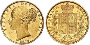 1 Sovereign Vereinigtes Königreich von Großbritannien und Irland (1801-1922) Gold Victoria (1819 - 1901)
