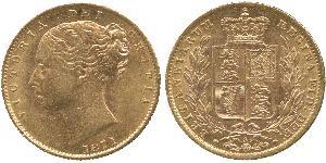 1 Sovereign Vereinigtes Königreich von Großbritannien und Irland (1801-1922) Gold Victoria (1819 - 1901)