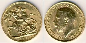 1 Sovereign Vereinigtes Königreich von Großbritannien und Irland (1801-1922) Gold George V (1865-1936)