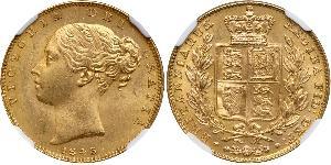 1 Sovereign Vereinigtes Königreich von Großbritannien und Irland (1801-1922) Gold Victoria (1819 - 1901)