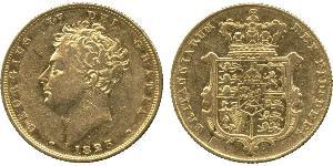 1 Sovereign Vereinigtes Königreich von Großbritannien und Irland (1801-1922) Gold Georg IV (1762-1830)