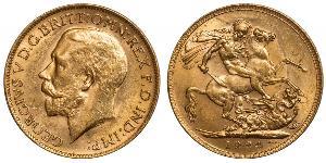 1 Sovereign Vereinigtes Königreich von Großbritannien und Irland (1801-1922) Gold George V (1865-1936)