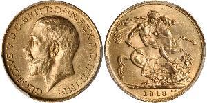 1 Sovereign Vereinigtes Königreich von Großbritannien und Irland (1801-1922) Gold George V (1865-1936)