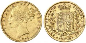 1 Sovereign Vereinigtes Königreich von Großbritannien und Irland (1801-1922) Gold Victoria (1819 - 1901)