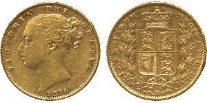 1 Sovereign Vereinigtes Königreich von Großbritannien und Irland (1801-1922) Gold Victoria (1819 - 1901)