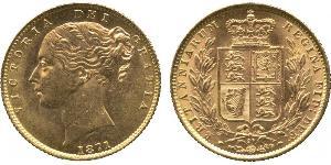 1 Sovereign Vereinigtes Königreich von Großbritannien und Irland (1801-1922) Gold Victoria (1819 - 1901)