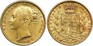 1 Sovereign Vereinigtes Königreich von Großbritannien und Irland (1801-1922) Gold Victoria (1819 - 1901)