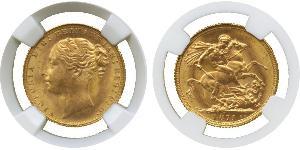 1 Sovereign Vereinigtes Königreich von Großbritannien und Irland (1801-1922) Gold Victoria (1819 - 1901)