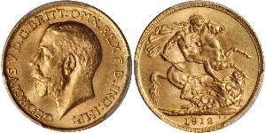 1 Sovereign Vereinigtes Königreich von Großbritannien und Irland (1801-1922) Gold George V (1865-1936)