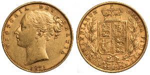 1 Sovereign Vereinigtes Königreich von Großbritannien und Irland (1801-1922) Gold Victoria (1819 - 1901)