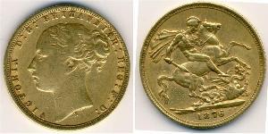 1 Sovereign Vereinigtes Königreich von Großbritannien und Irland (1801-1922) Gold Victoria (1819 - 1901)