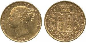 1 Sovereign Vereinigtes Königreich von Großbritannien und Irland (1801-1922) Gold Victoria (1819 - 1901)