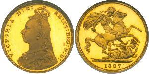 1 Sovereign Vereinigtes Königreich von Großbritannien und Irland (1801-1922) Gold Victoria (1819 - 1901)