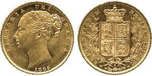 1 Sovereign Vereinigtes Königreich von Großbritannien und Irland (1801-1922) Gold Victoria (1819 - 1901)