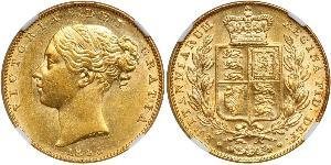 1 Sovereign Vereinigtes Königreich von Großbritannien und Irland (1801-1922) Gold Victoria (1819 - 1901)