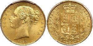 1 Sovereign Vereinigtes Königreich von Großbritannien und Irland (1801-1922) Gold Victoria (1819 - 1901)