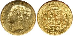 1 Sovereign Vereinigtes Königreich von Großbritannien und Irland (1801-1922) Gold Victoria (1819 - 1901)
