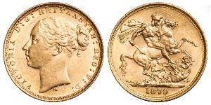 1 Sovereign Vereinigtes Königreich von Großbritannien und Irland (1801-1922) Gold Victoria (1819 - 1901)