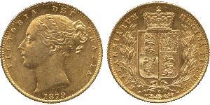 1 Sovereign Vereinigtes Königreich von Großbritannien und Irland (1801-1922) Gold Victoria (1819 - 1901)