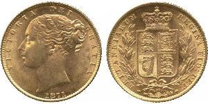 1 Sovereign Vereinigtes Königreich von Großbritannien und Irland (1801-1922) Gold Victoria (1819 - 1901)