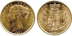 1 Sovereign Vereinigtes Königreich von Großbritannien und Irland (1801-1922) Gold Victoria (1819 - 1901)