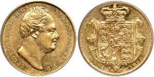 1 Sovereign Vereinigtes Königreich von Großbritannien und Irland (1801-1922) Gold Wilhelm IV (1765-1837)