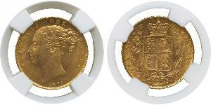 1 Sovereign Vereinigtes Königreich von Großbritannien und Irland (1801-1922) Gold Victoria (1819 - 1901)