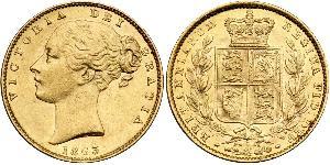 1 Sovereign Vereinigtes Königreich von Großbritannien und Irland (1801-1922) Gold Victoria (1819 - 1901)