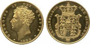 1 Sovereign Vereinigtes Königreich von Großbritannien und Irland (1801-1922) Gold Georg IV (1762-1830)