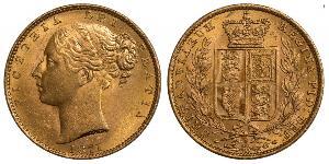 1 Sovereign Vereinigtes Königreich von Großbritannien und Irland (1801-1922) Gold Victoria (1819 - 1901)