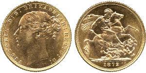 1 Sovereign Vereinigtes Königreich von Großbritannien und Irland (1801-1922) Gold Victoria (1819 - 1901)