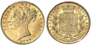 1 Sovereign Vereinigtes Königreich von Großbritannien und Irland (1801-1922) Gold Victoria (1819 - 1901)