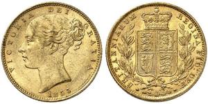 1 Sovereign Vereinigtes Königreich von Großbritannien und Irland (1801-1922) Gold Victoria (1819 - 1901)