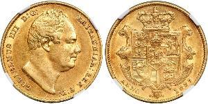 1 Sovereign Vereinigtes Königreich von Großbritannien und Irland (1801-1922) Gold Wilhelm IV (1765-1837)