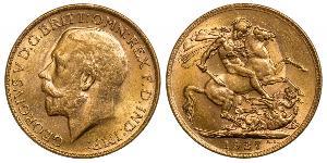 1 Sovereign Vereinigtes Königreich von Großbritannien und Irland (1801-1922) Gold George V (1865-1936)
