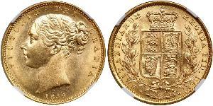 1 Sovereign Vereinigtes Königreich von Großbritannien und Irland (1801-1922) Gold Victoria (1819 - 1901)