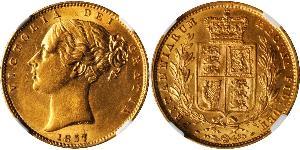 1 Sovereign Vereinigtes Königreich von Großbritannien und Irland (1801-1922) Gold Victoria (1819 - 1901)