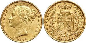 1 Sovereign Vereinigtes Königreich von Großbritannien und Irland (1801-1922) Gold Victoria (1819 - 1901)