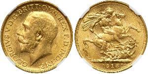 1 Sovereign Vereinigtes Königreich von Großbritannien und Irland (1801-1922) Gold George V (1865-1936)