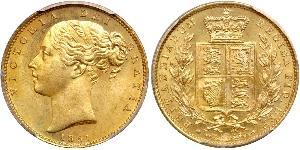 1 Sovereign Vereinigtes Königreich von Großbritannien und Irland (1801-1922) Gold Victoria (1819 - 1901)