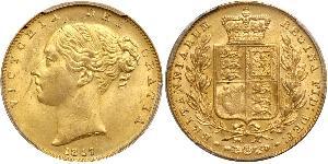 1 Sovereign Vereinigtes Königreich von Großbritannien und Irland (1801-1922) Gold Victoria (1819 - 1901)