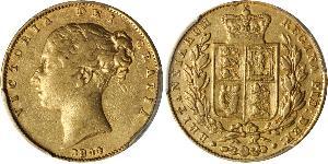 1 Sovereign Vereinigtes Königreich von Großbritannien und Irland (1801-1922) Gold Victoria (1819 - 1901)